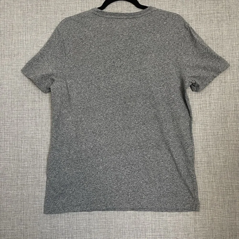 Armani Jeans Shirt Mens Large Logo Gray Red Blue Yellow Black Short Sleeve Tee - Picture 3 of 10